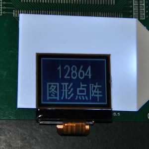 128x64 흑백 COG LCD 디스플레이