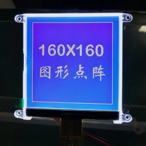 160x160 파란색 그래픽 디스플레이 LCD