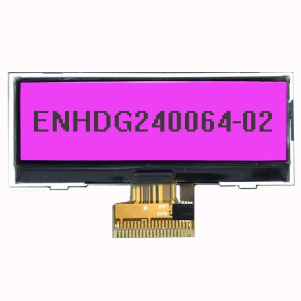 240 * 64 LCD 스크린 Lcd 역광선 RGB LED LCD 디스플레이 Fpc