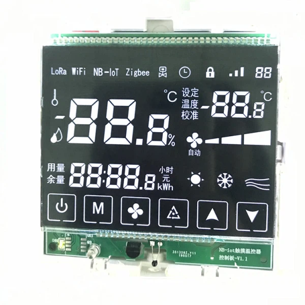 PCB와 중국 제조 업체 터치 VA 세그먼트 LCD 디스플레이