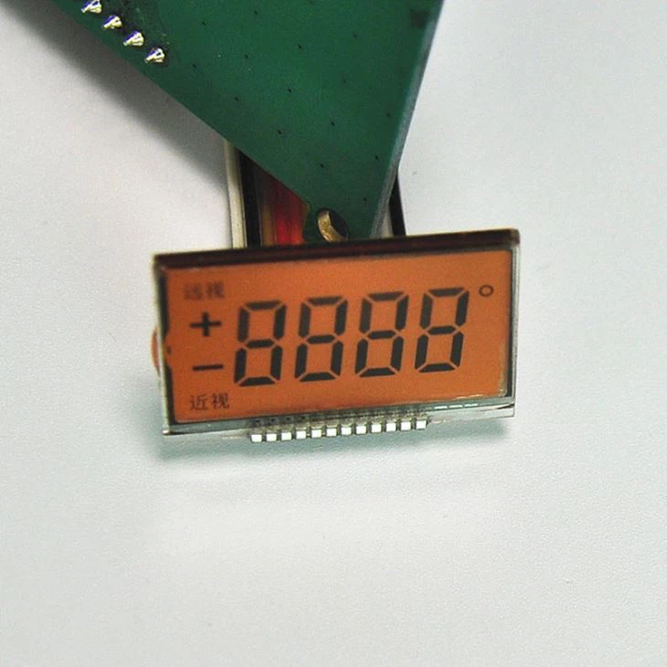 TN Positive Lcd Modules 7 Segment Lcd Display With Pin