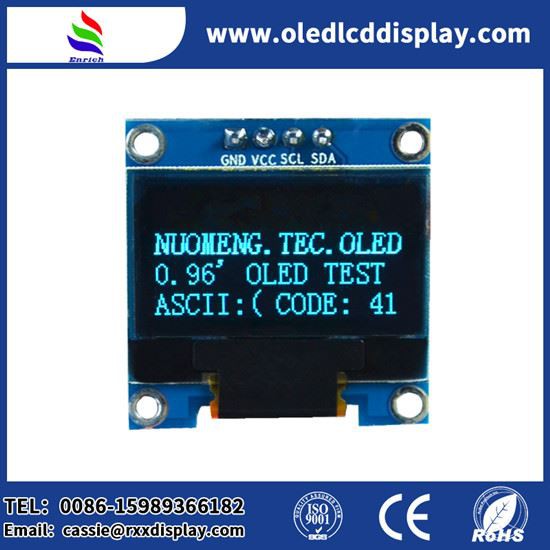 1.3 인치 Oled 화이트/불 4 핀 I2c