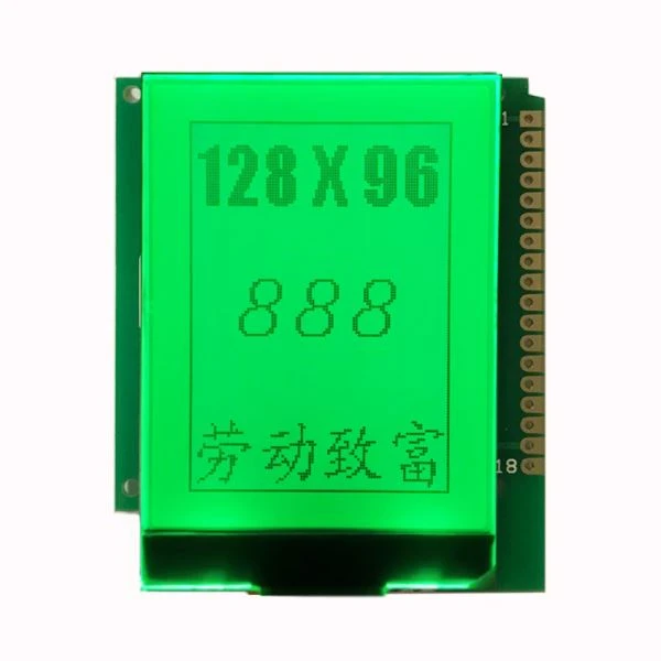 PCB 보드가 있는 128x96 그래픽 LCD COG